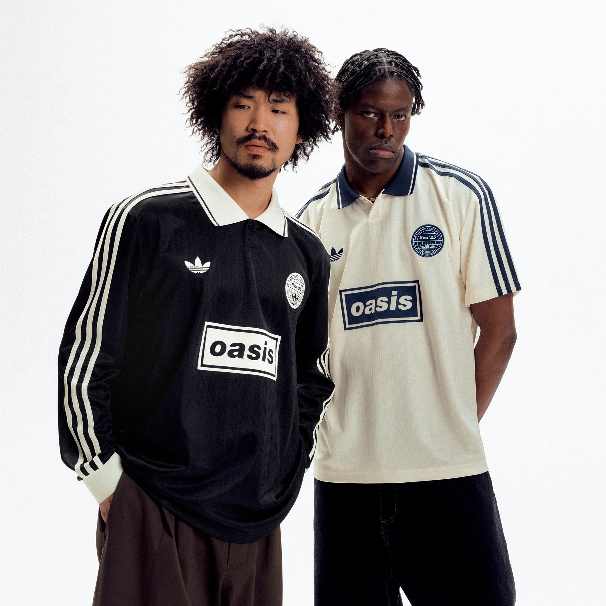 Live '25 adidas Long Sleeve Football Shirt Black/Cream White - Image 6
