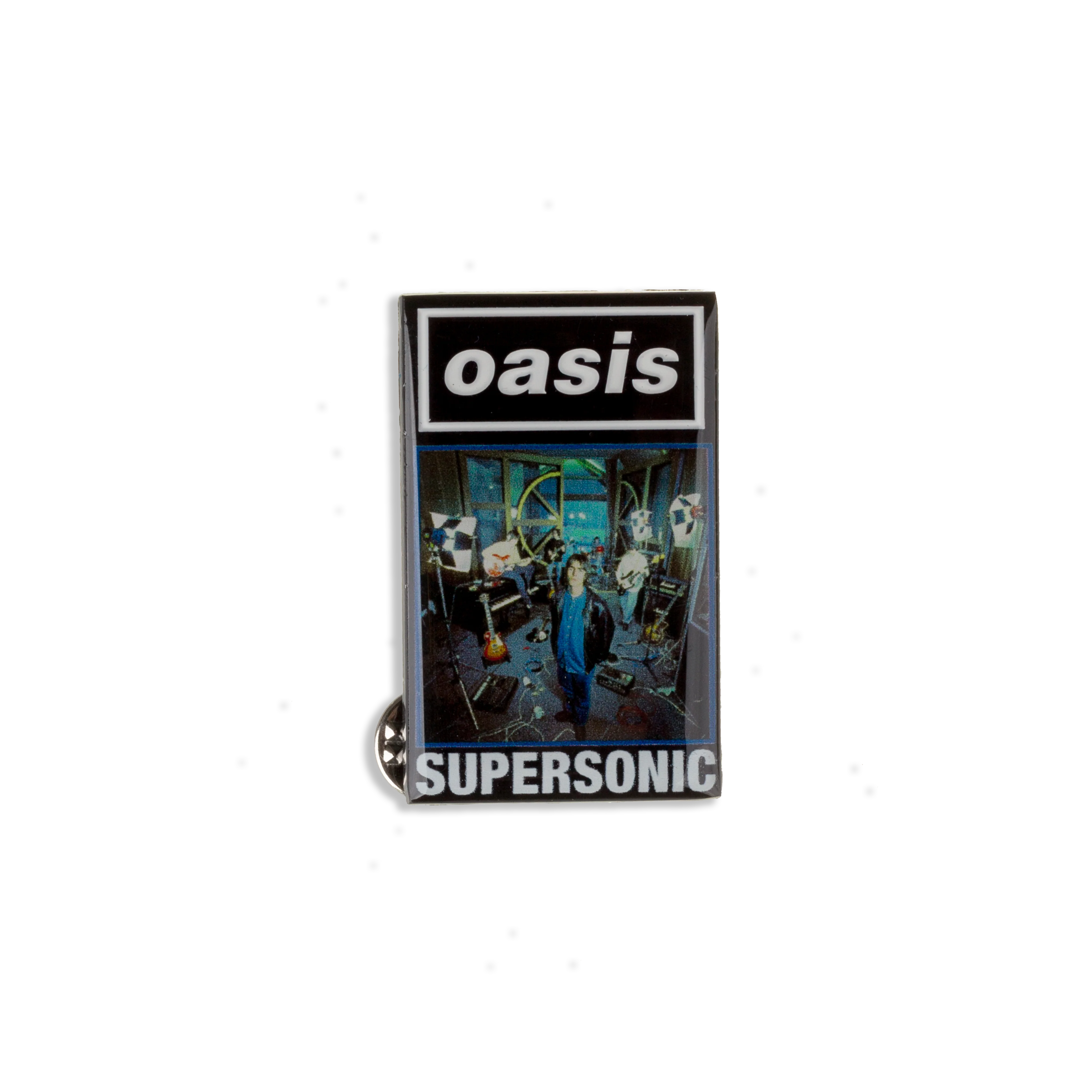 Supersonic Single Cover Epoxy Pin Badge
